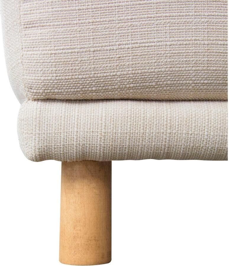 Andas Zithoek Maroon U-vorm in een scandinavisch design met losse kussens