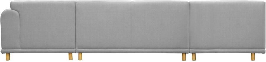 Andas Zithoek Maroon U-vorm in een scandinavisch design met losse kussens - Foto 6