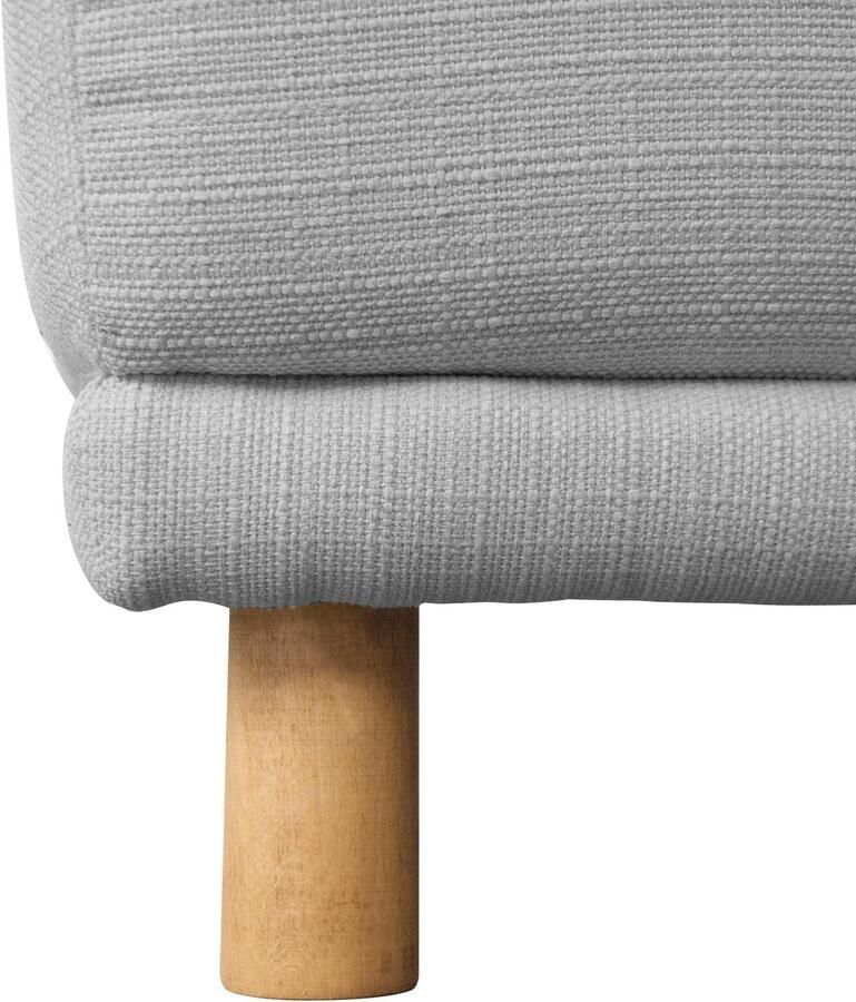 Andas Zithoek Maroon U-vorm in een scandinavisch design met losse kussens