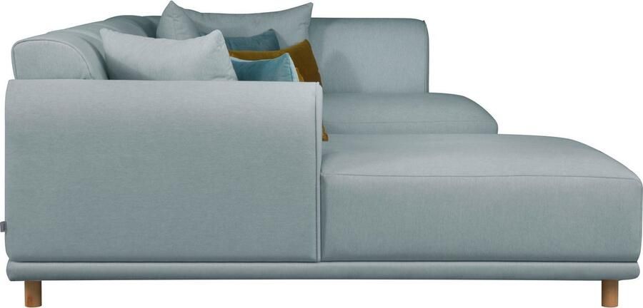 OTTO Zithoek Maroon U-vorm in een scandinavisch design met losse kussens - Foto 4
