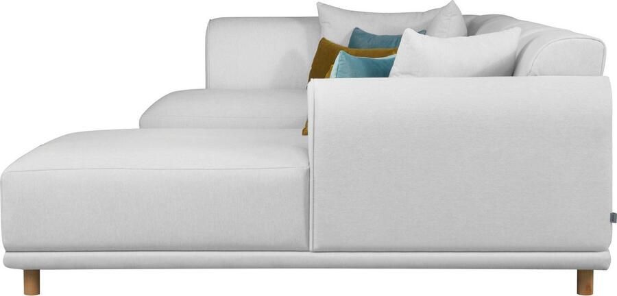 OTTO Zithoek Maroon U-vorm in een scandinavisch design met losse kussens - Foto 4