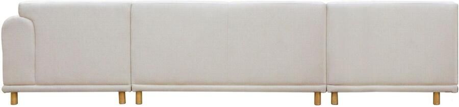 Andas Zithoek Maroon U-vorm in een scandinavisch design met losse kussens - Foto 6