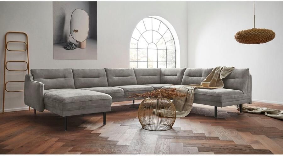 Andas Zithoek Nordfyn U-vorm chic design in 3 stofkwaliteiten design by morten georgsen - Foto 3