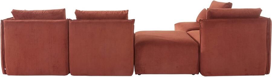 Andas Zithoek Nöre U-vorm 5 delen in vele stofkwaliteiten en kleuren zie ook 'nöre' (5-delig) - Foto 9