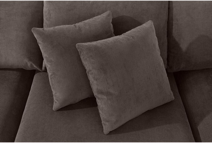 Andas Zithoek Nöre U-vorm 5 delen in vele stofkwaliteiten en kleuren zie ook 'nöre' (5-delig) - Foto 3