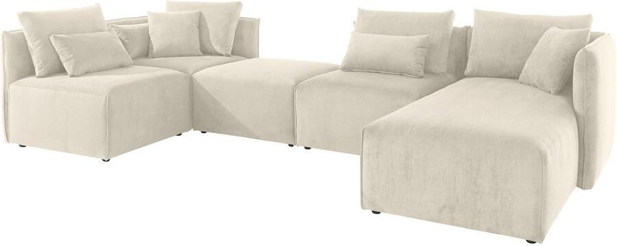 Andas Zithoek Nöre U-vorm 5 delen in vele stofkwaliteiten en kleuren zie ook 'nöre' (5-delig) - Foto 8