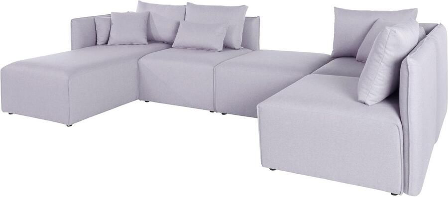 Andas Zithoek Nöre U-vorm 5 delen in vele stofkwaliteiten en kleuren zie ook 'nöre' (5-delig) - Foto 3