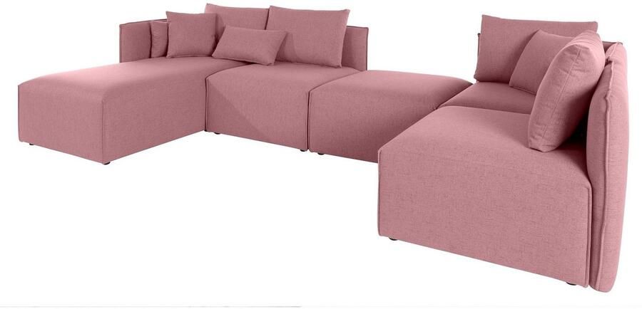 Andas Zithoek Nöre U-vorm 5 delen in vele stofkwaliteiten en kleuren zie ook 'nöre' (5-delig) - Foto 2