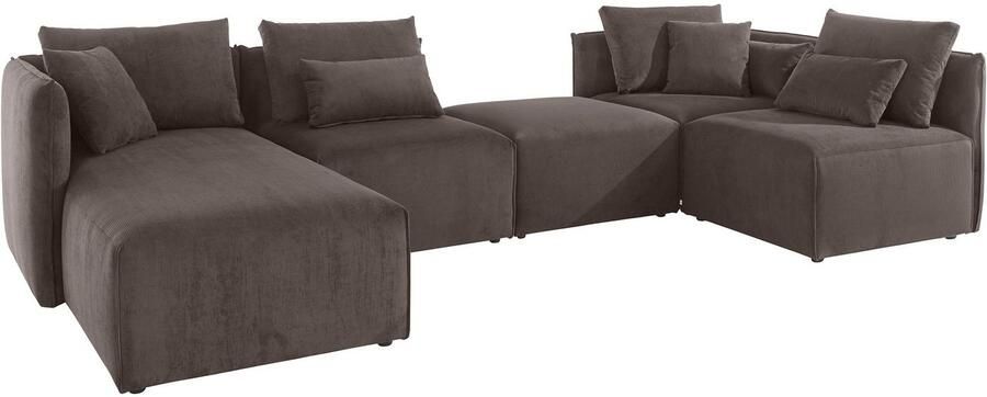 Andas Zithoek Nöre U-vorm 5 delen in vele stofkwaliteiten en kleuren zie ook 'nöre' (5-delig) - Foto 8