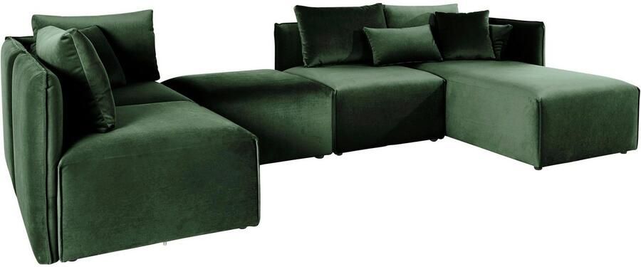 Andas Zithoek Nöre U-vorm 5 delen in vele stofkwaliteiten en kleuren zie ook 'nöre' (5-delig) - Foto 4