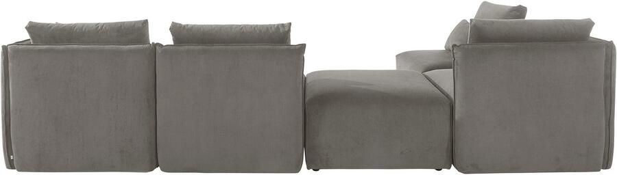 Andas Zithoek Nöre U-vorm 5 delen in vele stofkwaliteiten en kleuren zie ook 'nöre' (5-delig) - Foto 9