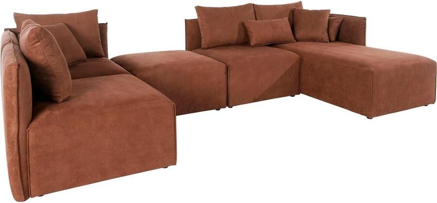 Andas Zithoek Nöre U-vorm 5 delen in vele stofkwaliteiten en kleuren zie ook 'nöre' (5-delig) - Foto 7