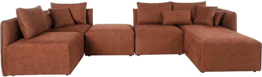 Andas Zithoek Nöre U-vorm 5 delen in vele stofkwaliteiten en kleuren zie ook 'nöre' (5-delig) - Foto 12