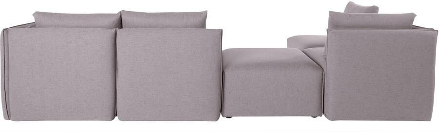 Andas Zithoek Nöre U-vorm 5 delen in vele stofkwaliteiten en kleuren zie ook 'nöre' (5-delig) - Foto 9