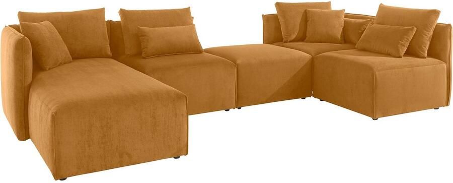 Andas Zithoek Nöre U-vorm 5 delen in vele stofkwaliteiten en kleuren zie ook 'nöre' (5-delig) - Foto 8