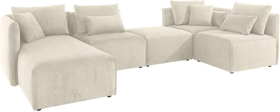 Andas Zithoek Nöre U-vorm 5 delen in vele stofkwaliteiten en kleuren zie ook 'nöre' (5-delig) - Foto 8