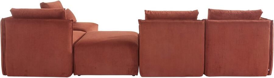 Andas Zithoek Nöre U-vorm 5 delen in vele stofkwaliteiten en kleuren zie ook 'nöre' (5-delig) - Foto 11