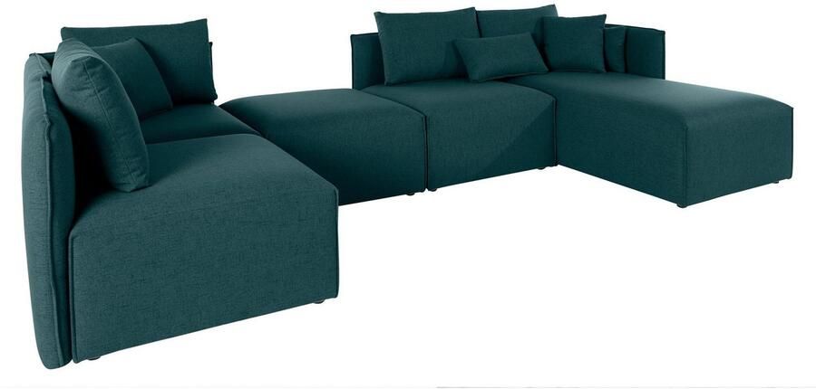 Andas Zithoek Nöre U-vorm 5 delen in vele stofkwaliteiten en kleuren zie ook 'nöre' (5-delig) - Foto 2