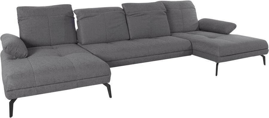 Andas Zithoek Stenlille Multifunctionele Sofa U-vorm incl. verstelbare zitdiepte hoofdbord en armleuning - Foto 6
