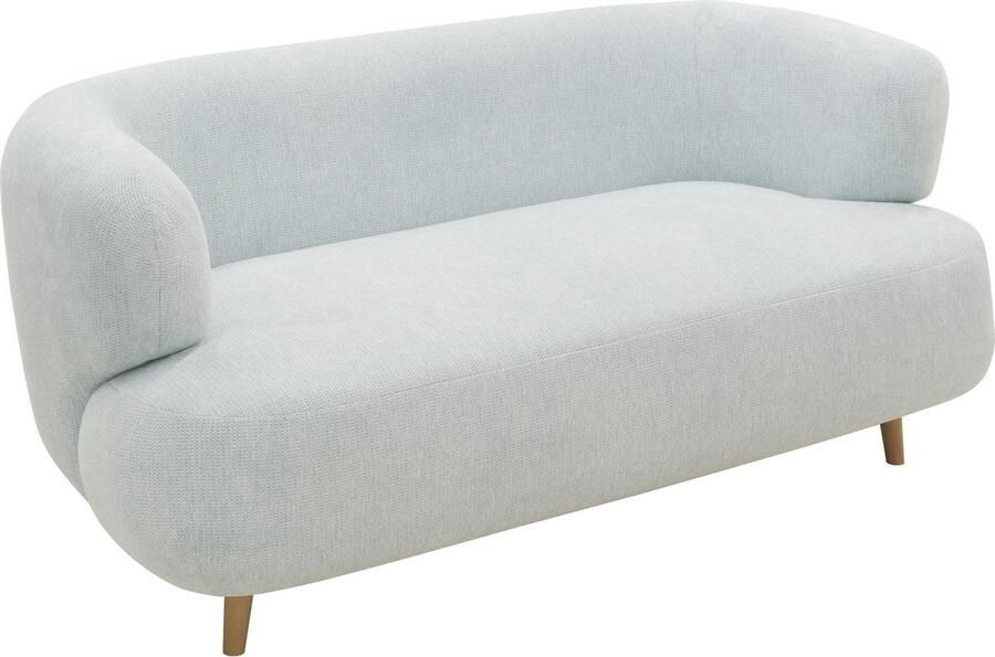 Andas 2-zitsbank Tistam ronde vorm perfecte eenheid organische vorm poten van massief hout - Foto 4