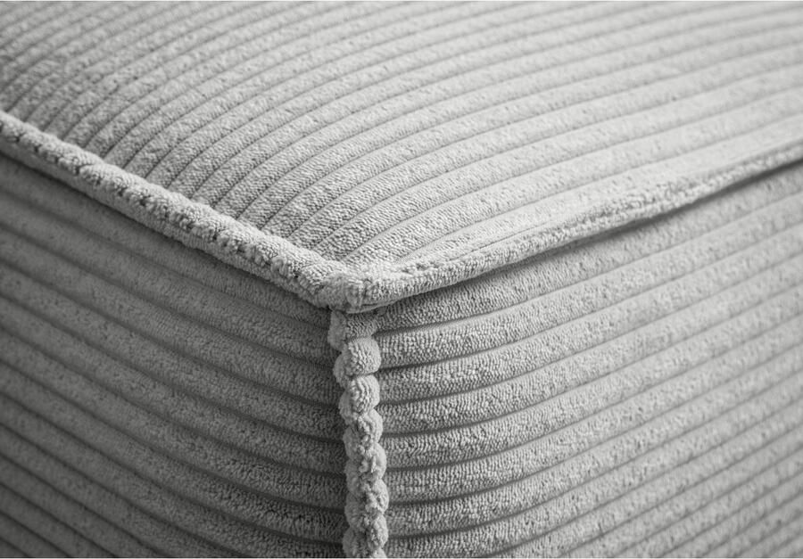 Andas Hoekbank TVINNU L-vorm in cord bank keuze met recamiere rechts links zwarte voeten comfortabele zitcomfort