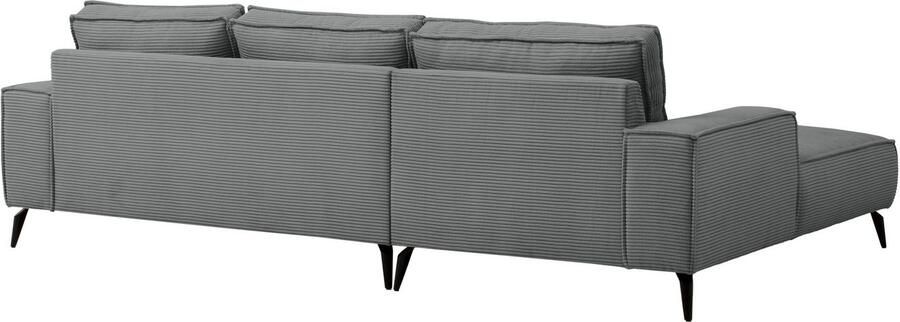 Andas Zithoek TVINNU Polsterecke L-Form Schlaffunktion met Hocker (set 2-delig) - Foto 11