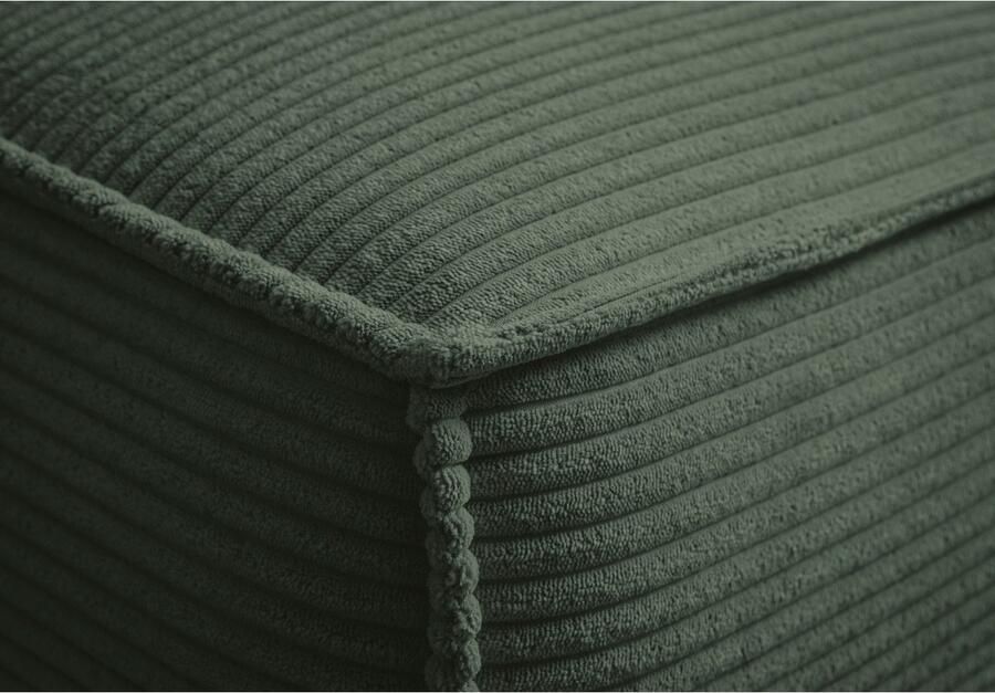 Andas Hoekbank TVINNU L-vorm in cord bank keuze met recamiere rechts links zwarte voeten comfortabele zitcomfort