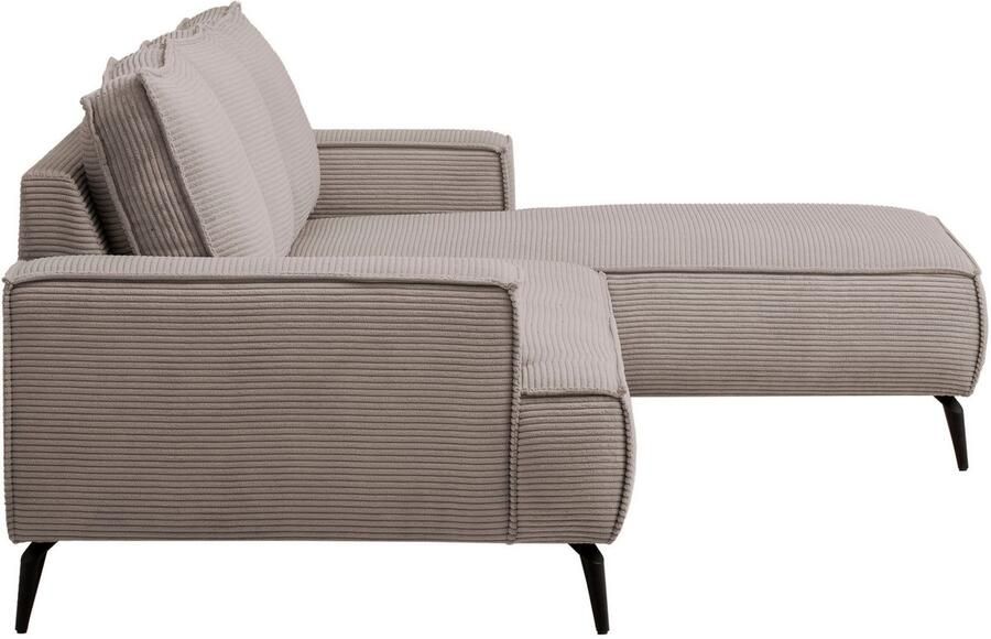 Andas Zithoek TVINNU Polsterecke L-Form Schlaffunktion met Hocker (set 2-delig) - Foto 3