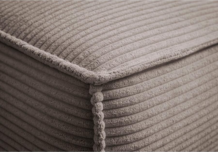 Andas Zithoek TVINNU Polsterecke L-Form Schlaffunktion met Hocker (set 2-delig)