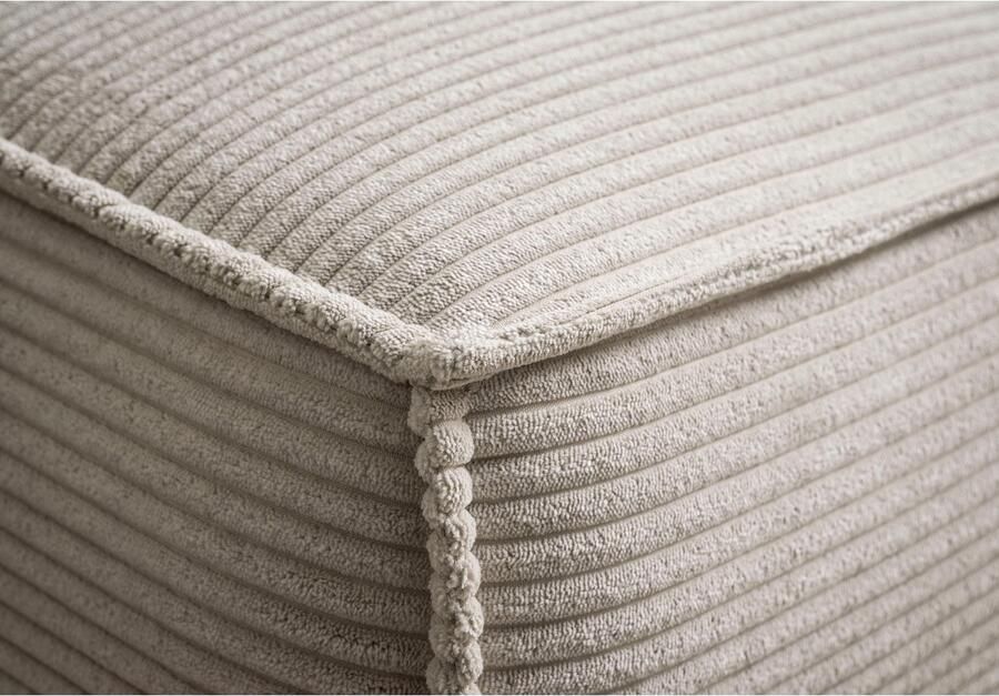 Andas Hoekbank TVINNU L-vorm in cord bank keuze met recamiere rechts links zwarte voeten comfortabele zitcomfort