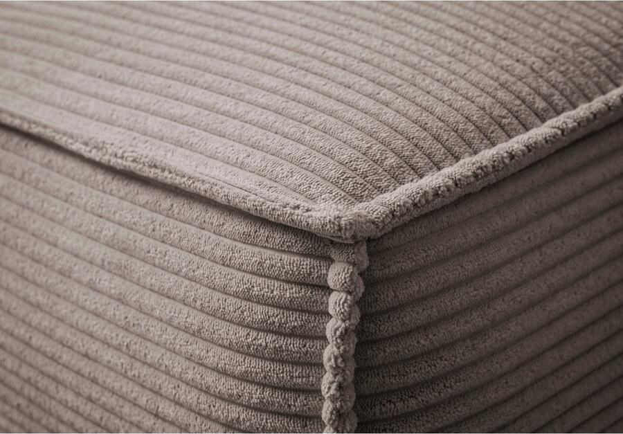 Andas Zithoek TVINNU Polsterecke L-Form Schlaffunktion met Hocker (set 2-delig)