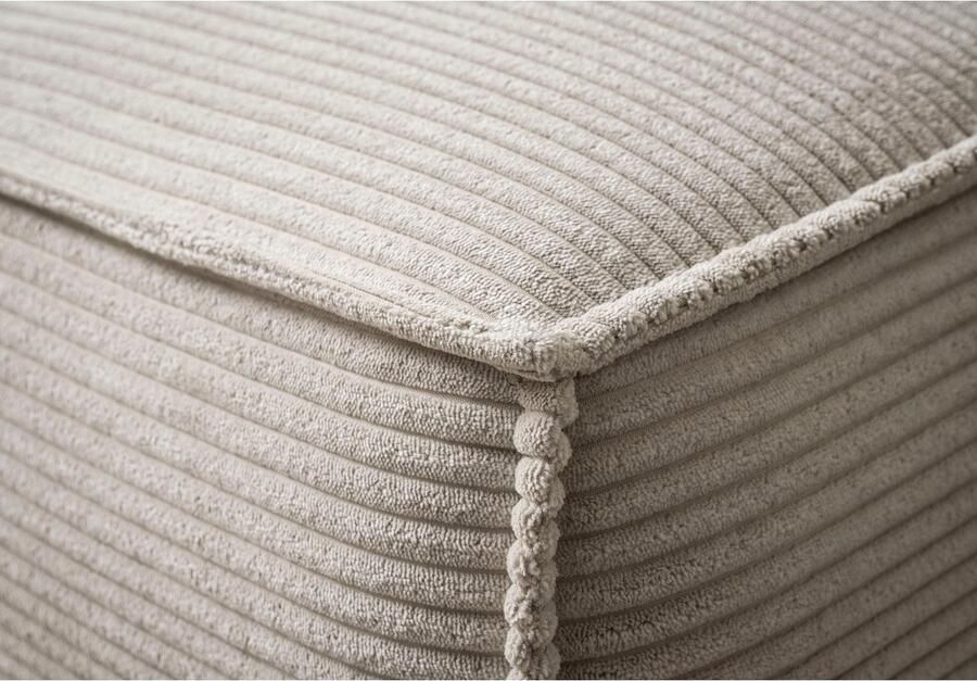 Andas Hoekbank TVINNU L-vorm in cord bank keuze met recamiere rechts links zwarte voeten comfortabele zitcomfort