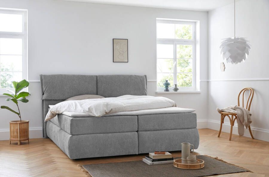 Andas Boxspring Jenson in 4 kleuren 4 breedten 3 matrassoorten in 2 hardheden topmatras
