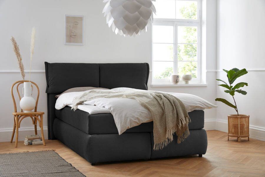 Andas Boxspring Jenson in 4 kleuren 4 breedten 3 matrassoorten in 2 hardheden topmatras - Foto 11