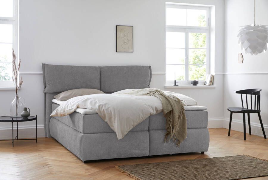 Andas Boxspring Jenson in 4 kleuren 4 breedten 3 matrassoorten in 2 hardheden topmatras - Foto 8
