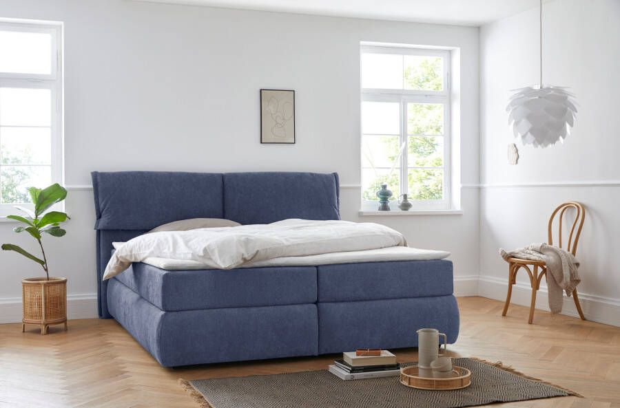 Andas Boxspring Jenson in 4 kleuren 4 breedten 3 matrassoorten in 2 hardheden topmatras