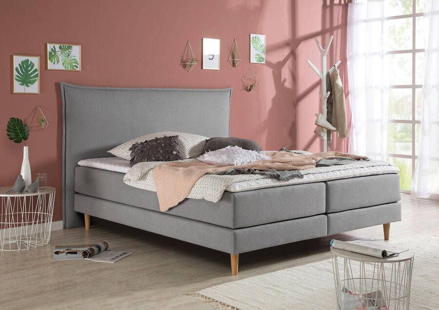 Andas Boxspring KIRUNA in 4 breedten 3 matrassoorten tot 3 hardheden incl. topmatras