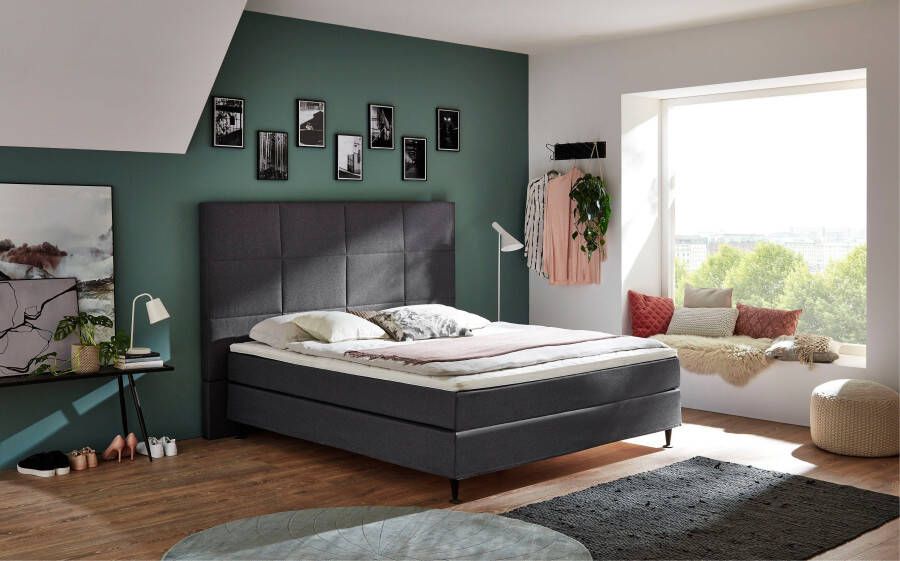 Andas Boxspring Linja met hotelbed-karakter comfort-lighoogte en topmatras inclusief - Foto 7