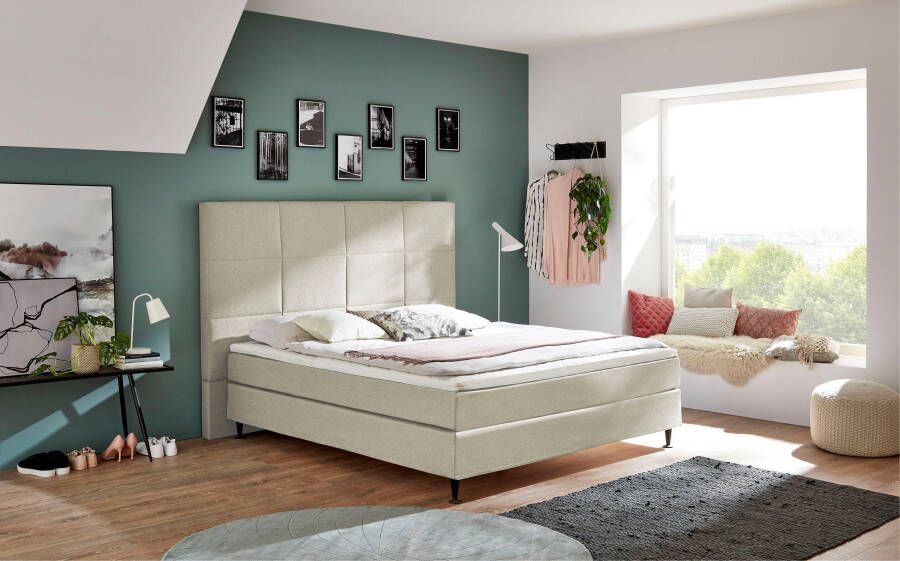Andas Boxspring Linja met hotelbed-karakter comfort-lighoogte en topmatras inclusief - Foto 5