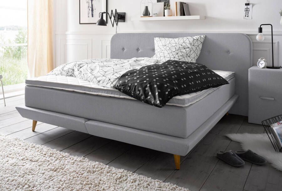 Andas Boxspring Premium Stiksels met capitonnage incl. topmatras - Foto 4