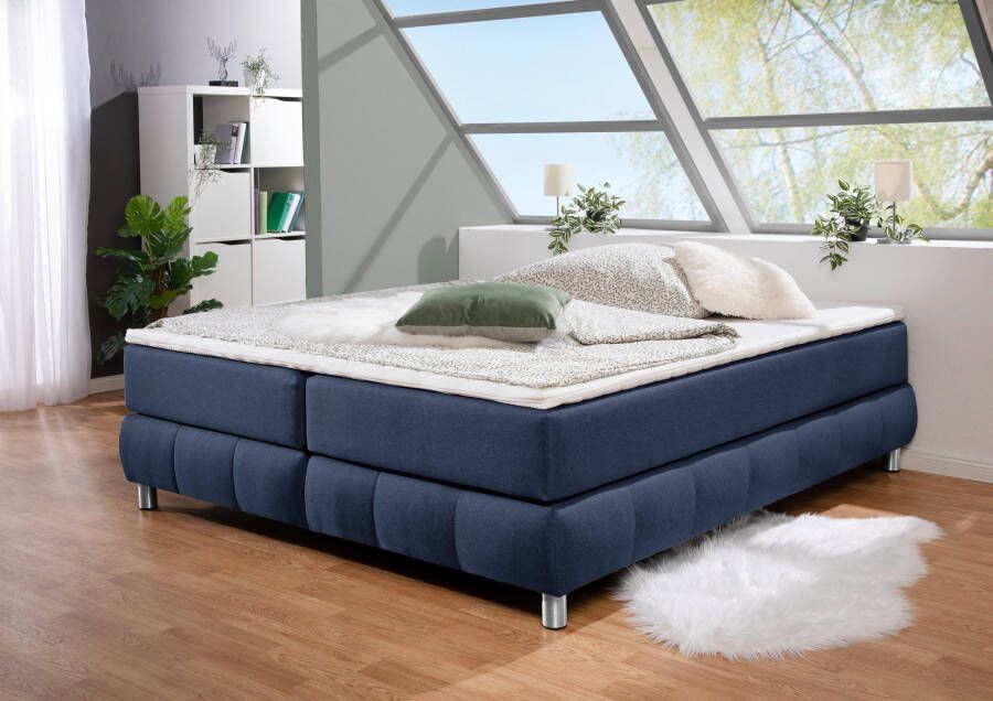 Andas Boxspring Salo Zonder hoofdbord incl. matrastopper ook in extra lange versie 220 cm verkrijgbaar