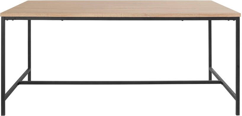 Andas Eettafel Vadum met tafelblad in een hout-look en voelbare structuur hoogte 76 cm (1 stuk)