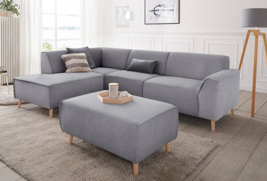 Andas Hoekbank Janek Scandic Design elegant en tijdloos L-vorm met binnenvering en opstaande naad in scandinavisch design - Foto 4