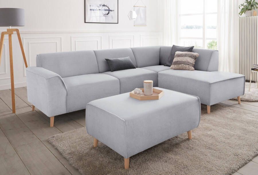 Andas Hoekbank Janek Scandic Design elegant en tijdloos L-vorm met binnenvering en opstaande naad in scandinavisch design - Foto 3