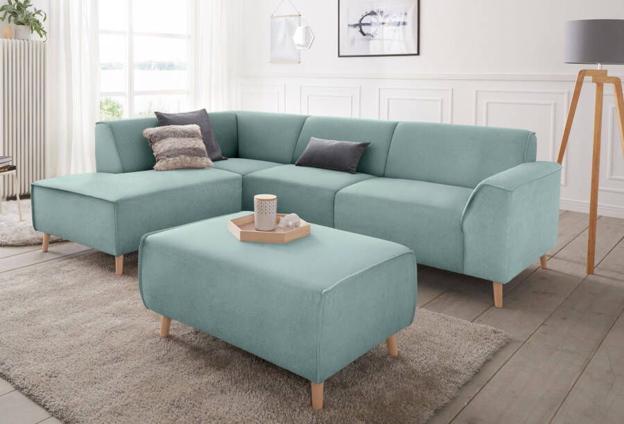 Andas Hoekbank Janek Scandic Design elegant en tijdloos L-vorm met binnenvering en opstaande naad in scandinavisch design - Foto 4