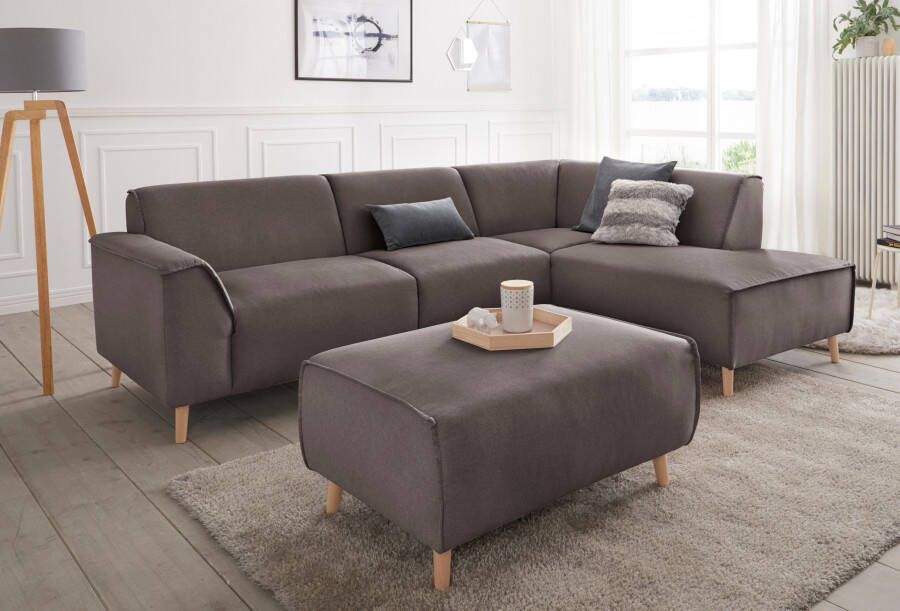 Andas Hoekbank Janek Scandic Design elegant en tijdloos L-vorm met binnenvering en opstaande naad in scandinavisch design - Foto 3