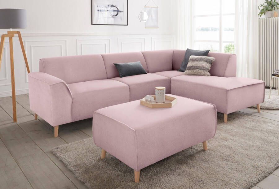 Andas Hoekbank Janek Scandic Design elegant en tijdloos L-vorm met binnenvering en opstaande naad in scandinavisch design - Foto 3