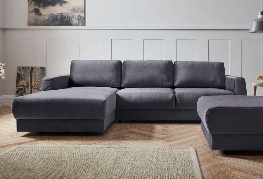 Andas Hoekbank Hobro L-vorm in 3 stofkwaliteiten in vele kleuren design by morten georgsen (2-delig)