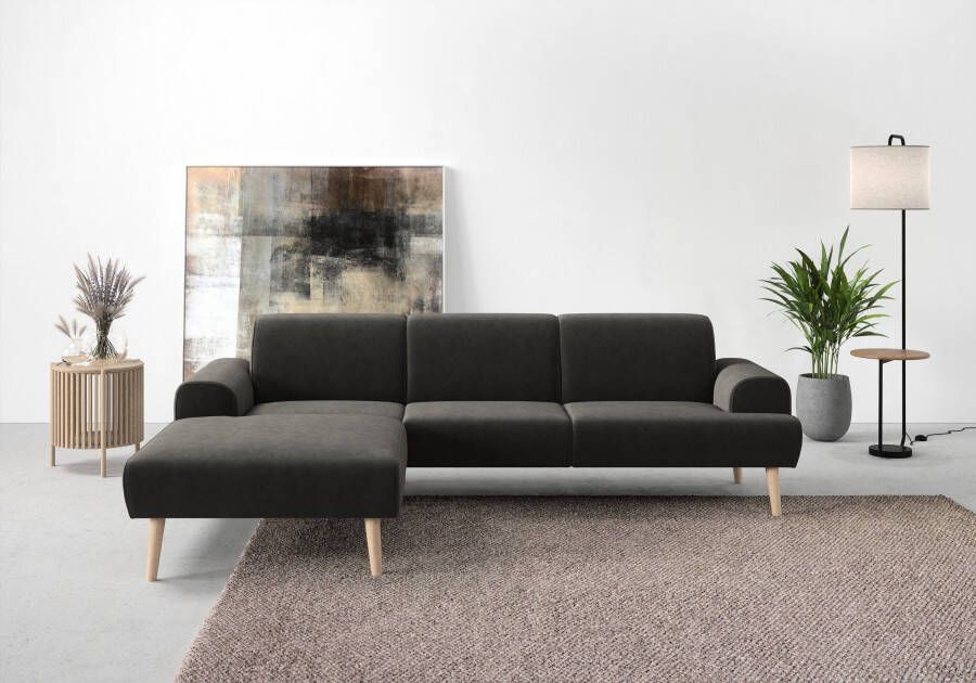 Andas Hoekbank Swift Scandic Design binnenvering voor hoog zitcomfort L-vorm - Foto 4