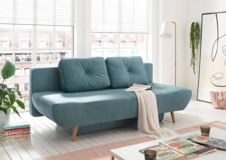 Andas Slaapbank Segmon simpel in een comfortabel te bed veranderen inclusief bedkist